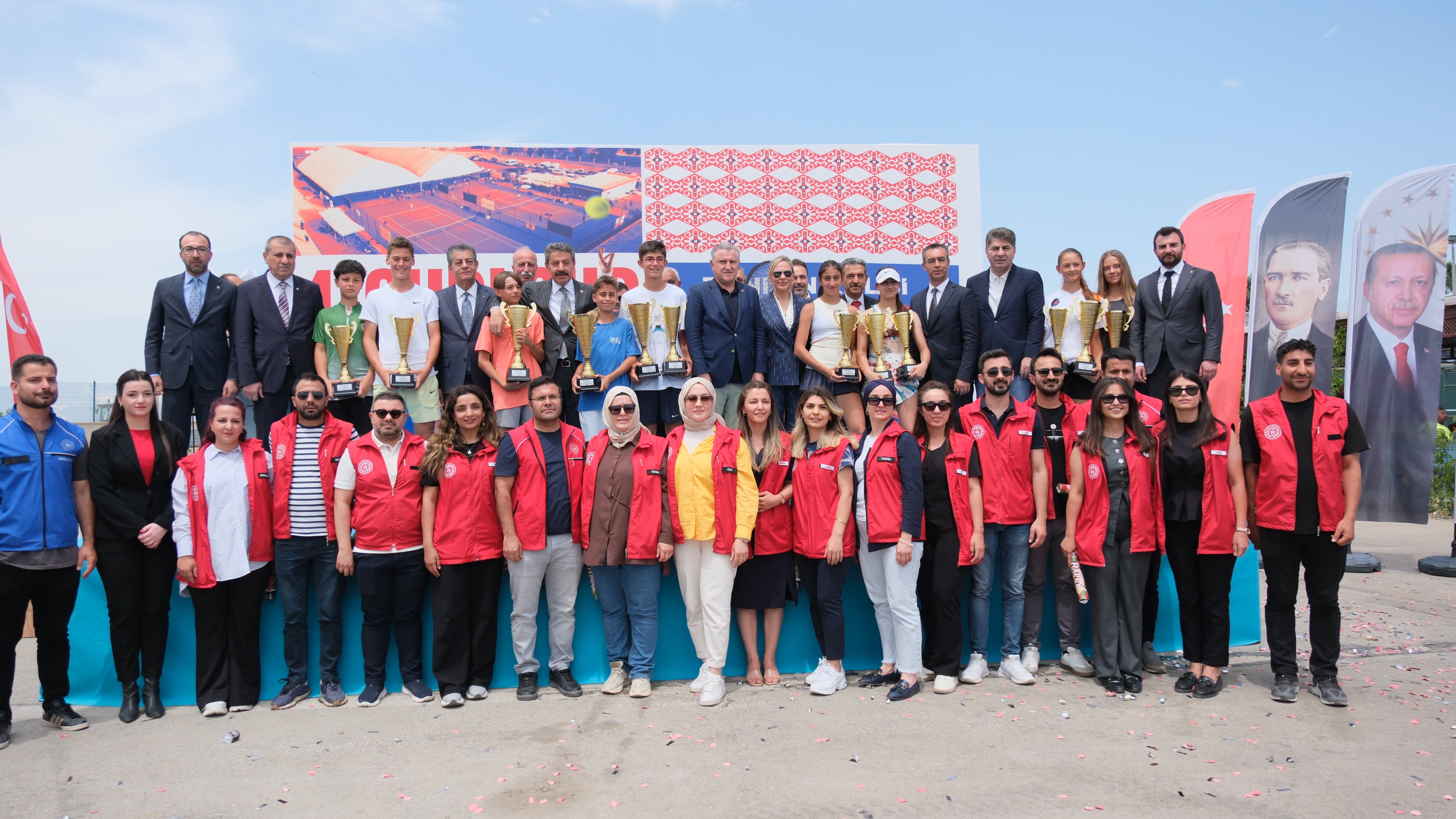 Trophies Presented at the 4th International Cudi Cup Tennis Tournament
