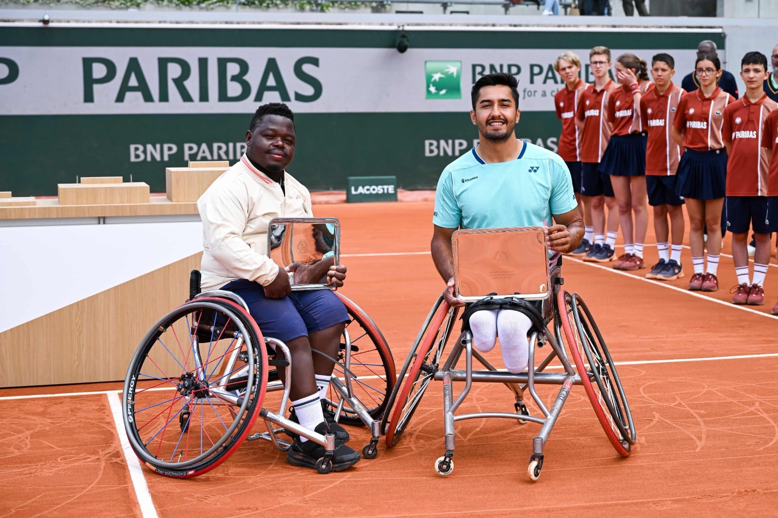 Ahmet Kaplan Takes Second Place in Quad Doubles at Roland-Garros