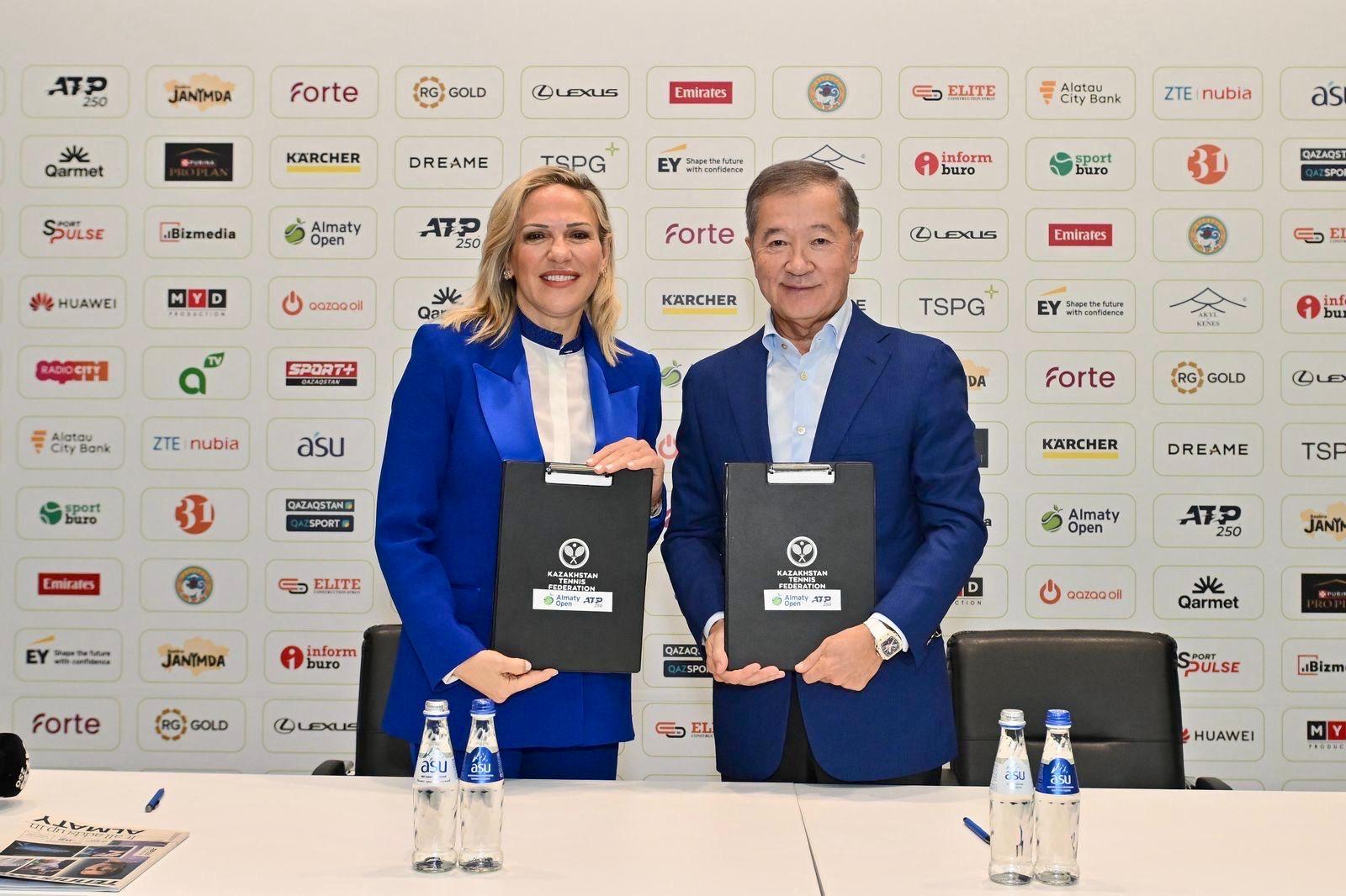 Türkiye Tenis Federasyonu ile Kazakistan Tenis Federasyonu Arasında Stratejik İş Birliği