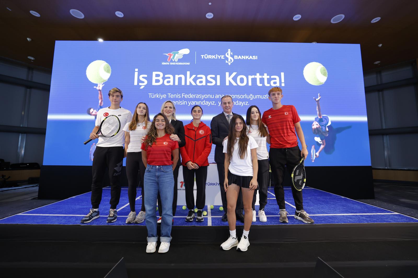 “İş Bankası Kortta!”  İş Bankası Türkiye Tenis Federasyonu’nun  ana sponsoru oldu