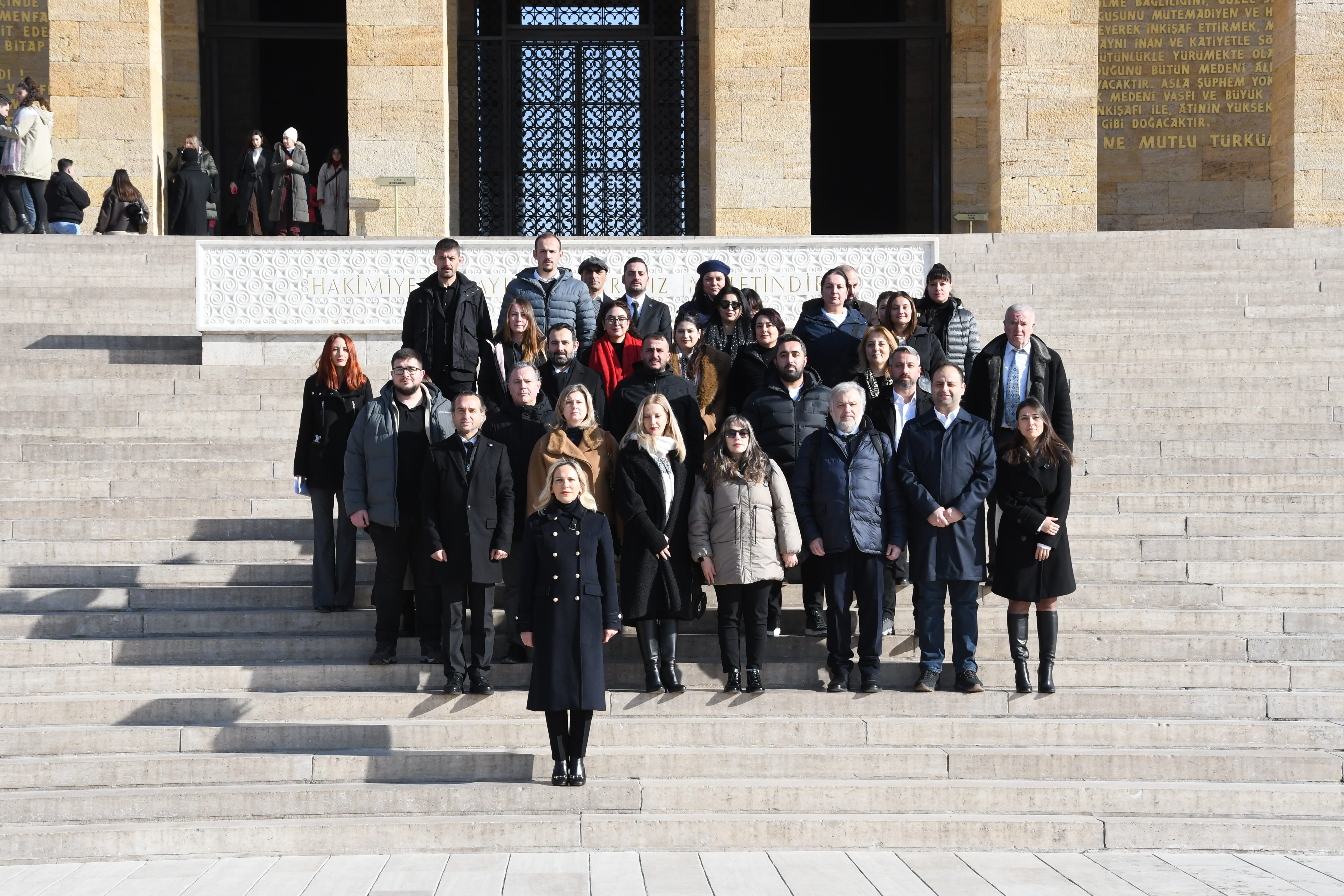 TTF Yönetimi ve Tennis 4 All Proje Ekibi Anıtkabir’i Ziyaret Etti