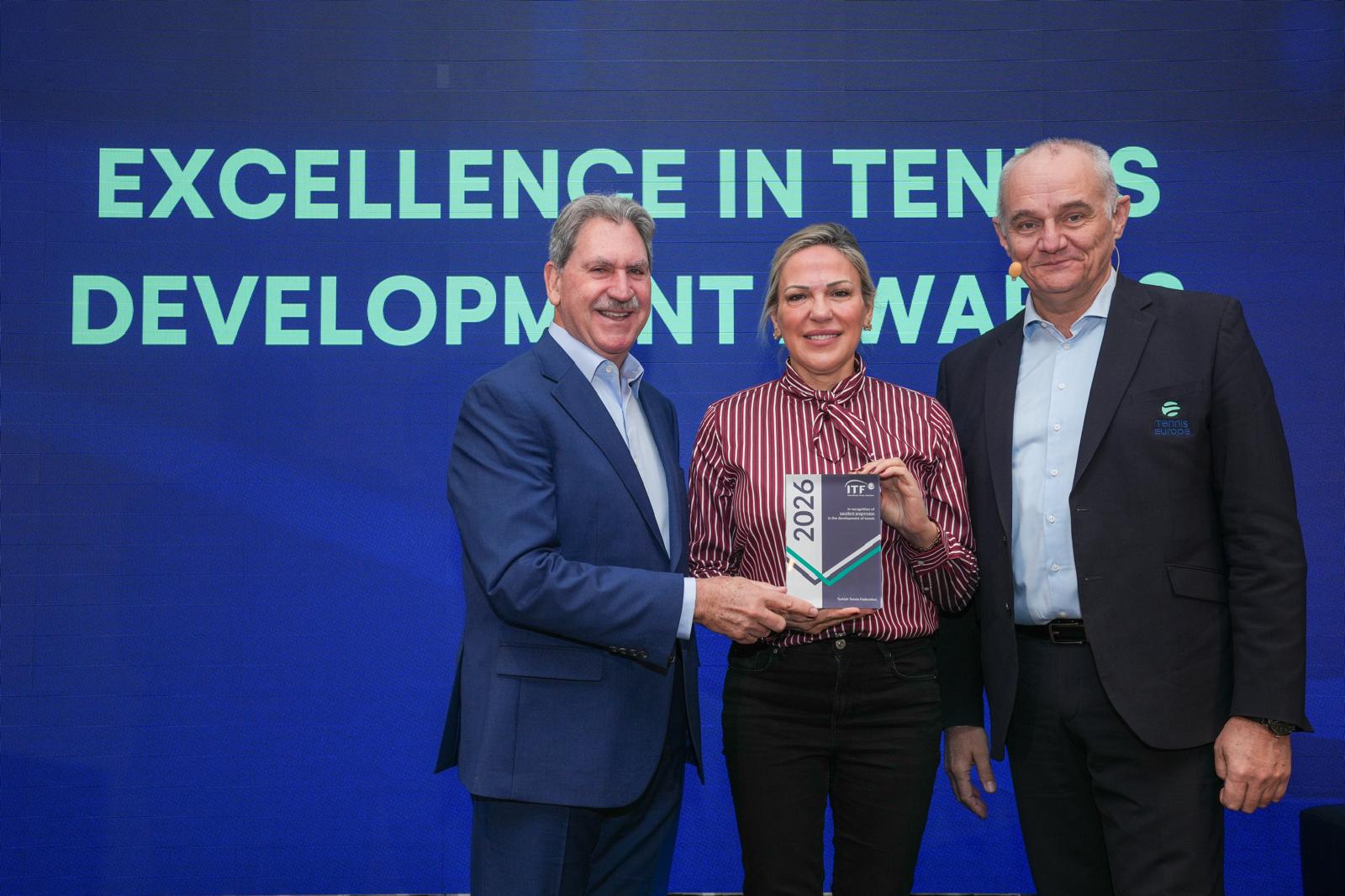 Tennis Europe Gelişimde Mükemmellik Ödülü Türkiye Tenis Federasyonu’nun Oldu