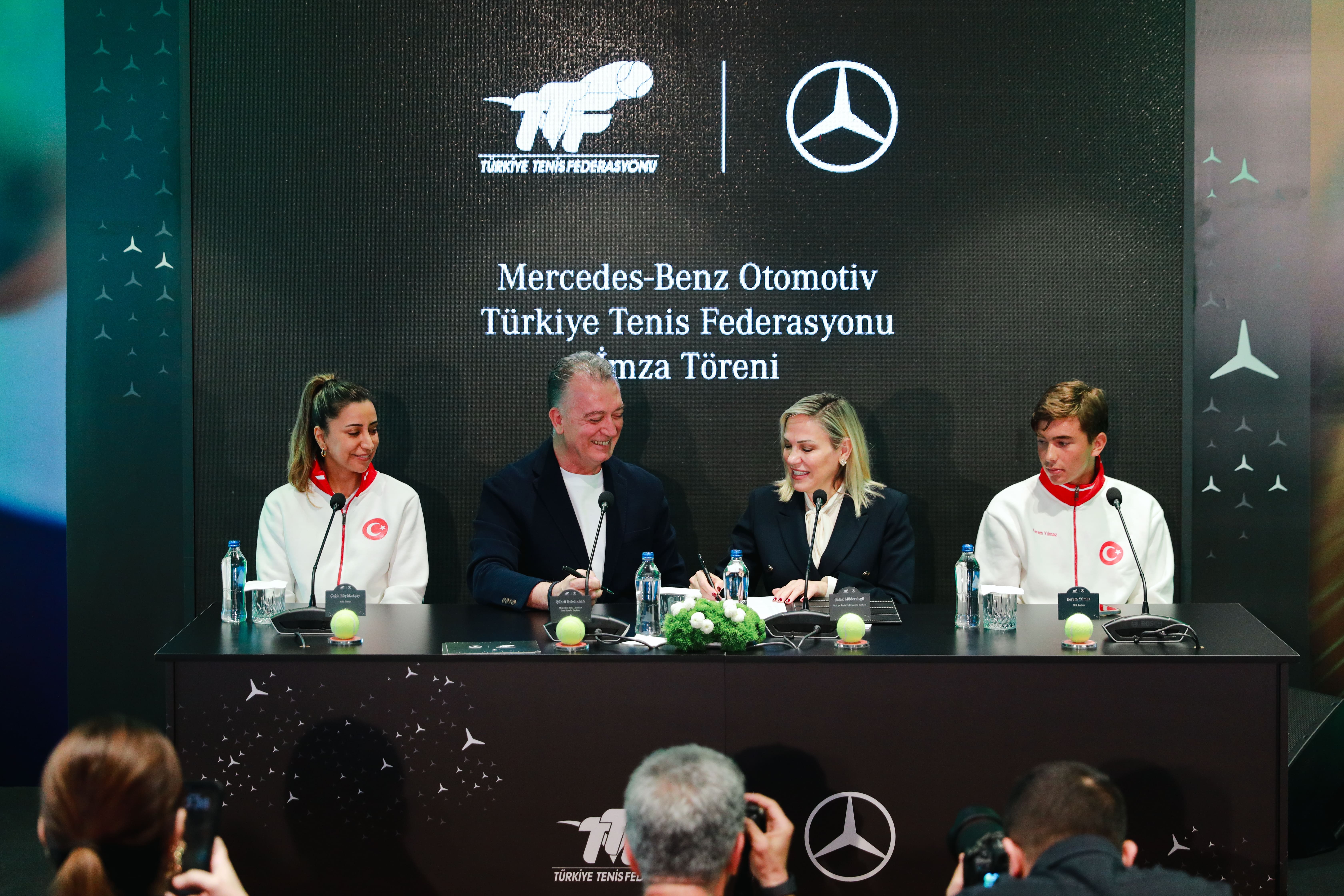Mercedes-Benz Otomotiv, Türkiye Tenis Federasyonu’nun Ana Sponsoru Oldu