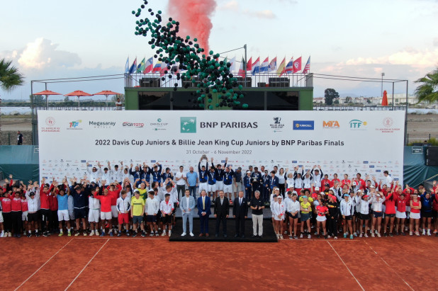 BNP Paribas Davis Cup Juniors-Billie Jean King Cup Juniors Finallerinde Kupalar Sahiplerini Buldu