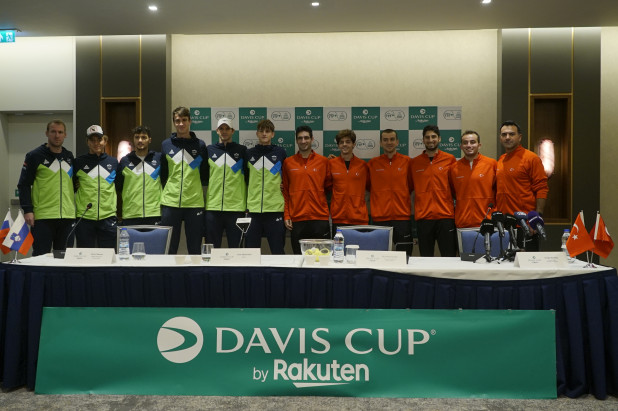 Davis Cup Türkiye-Slovenya Eşleşmesinin Kuraları Çekildi